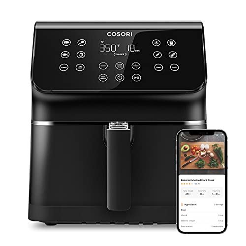 Smart Air Fryer(100 Recipes) 12-in-1 Large XL Oven