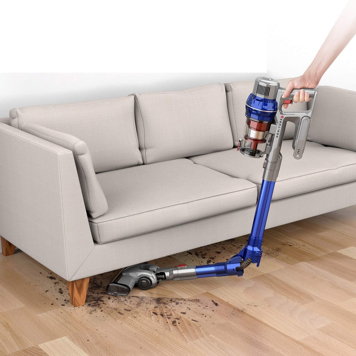 26Kpa Powerful Suction Cordless Stick Vacuum Cleaners for Floor Carpet Pet Hair Car Cleaning