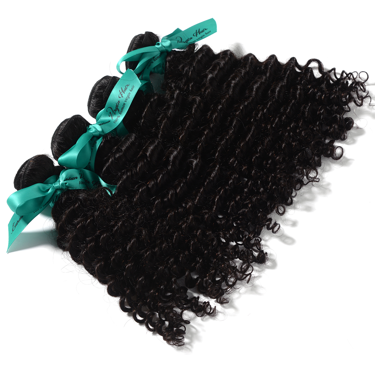 8A Virgin Eurasian Hair Deep Wave Hair Extensions 3pcs/lot DHL Fast Shipping  Natural Color Wholesal