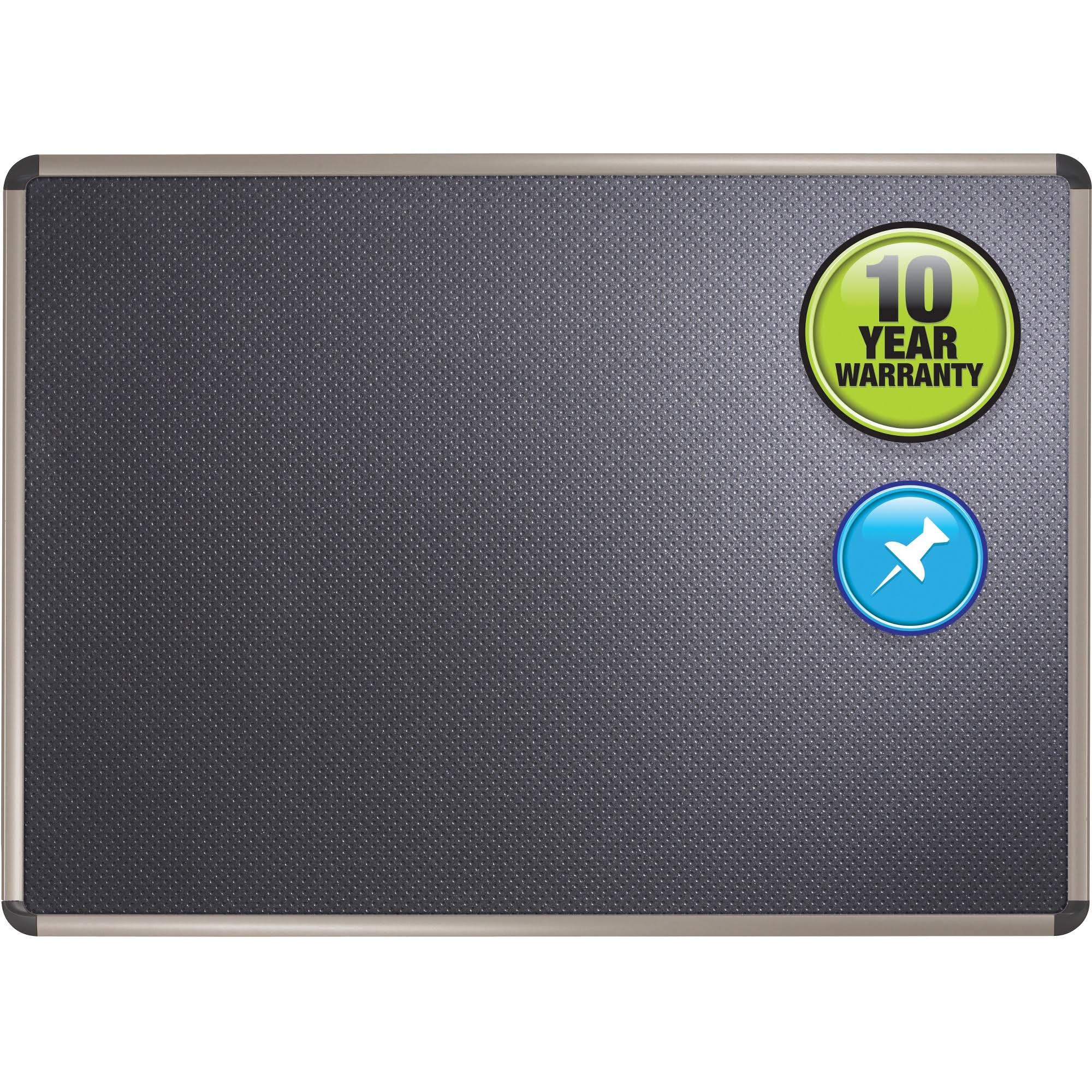 Quartet Prestige - Bulletin board - wall mountable - 35.98 in x 24.02 in - embossed foam - black