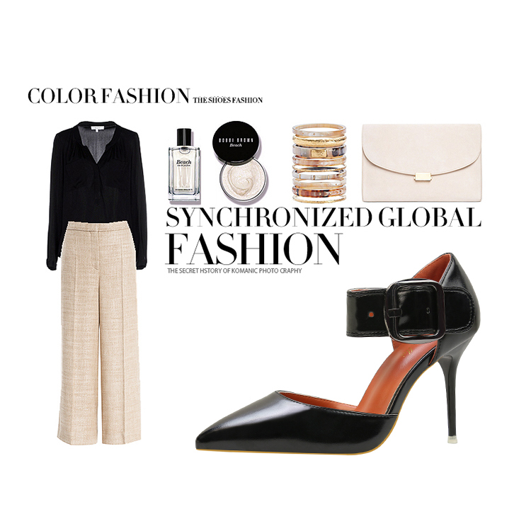 Asmxing 9CM Sexy Shallow Straps Pointed Hollow High Stiletto Dress Wedding Party Elegant Heeled Sandals