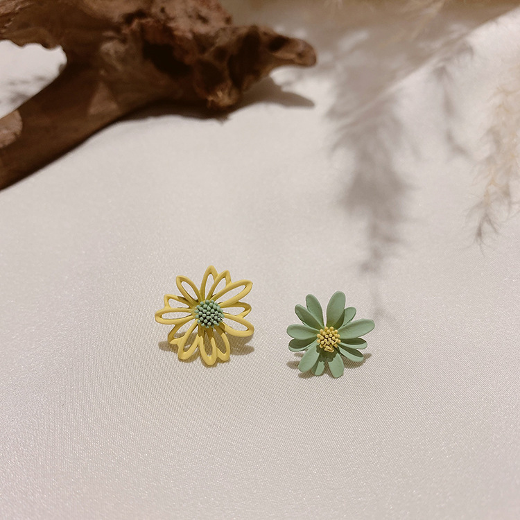 韩国S925银针小清新耳环百搭气质心形珍珠耳饰个性防过敏耳钉批发