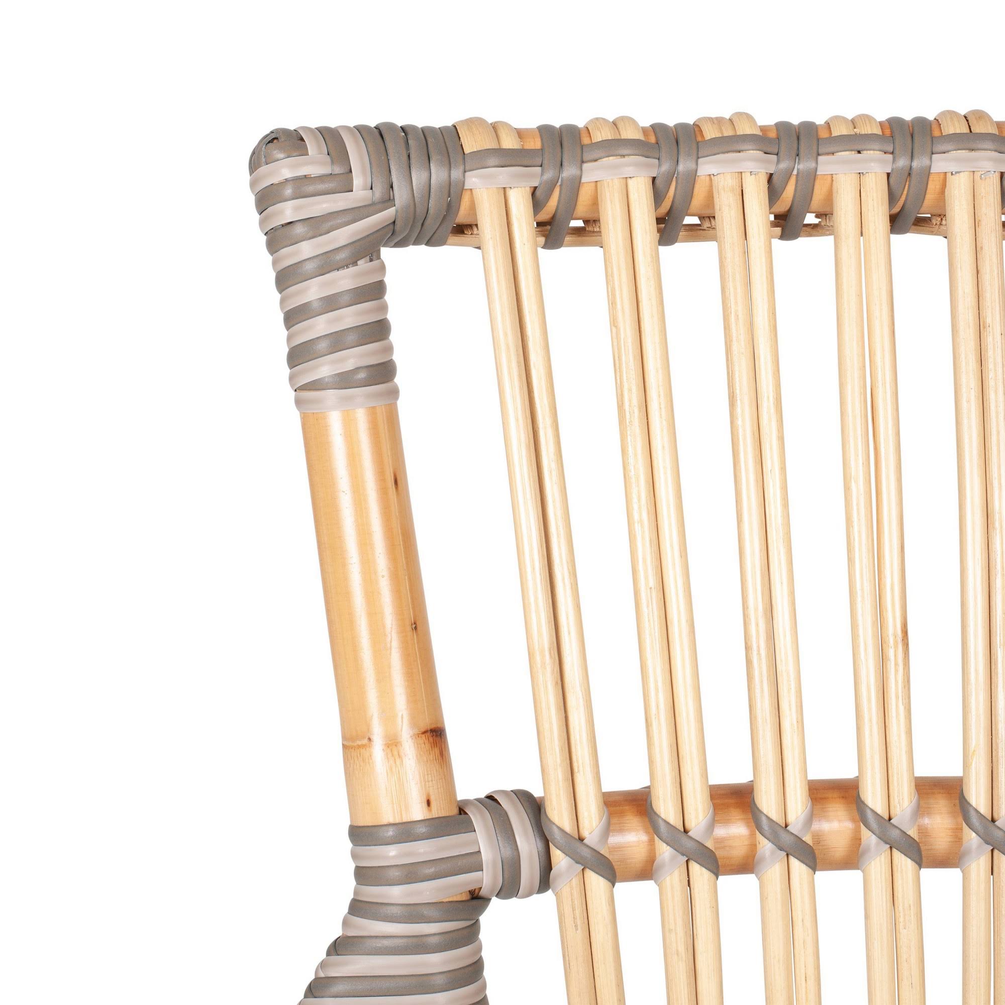 Raina Bistro Chair Gray/Natural - East at Main