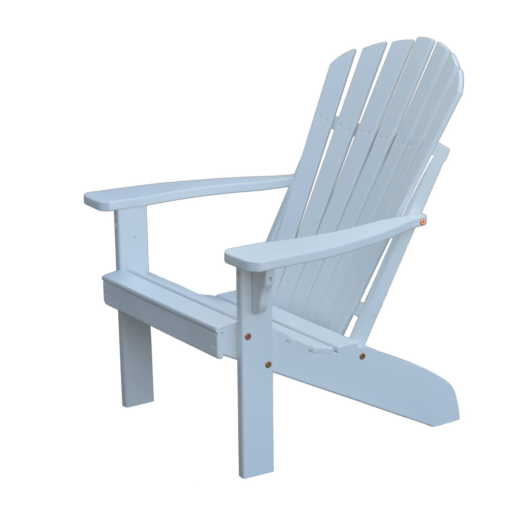 Pine Fanback Adirondack Chair - Cedar Stain
