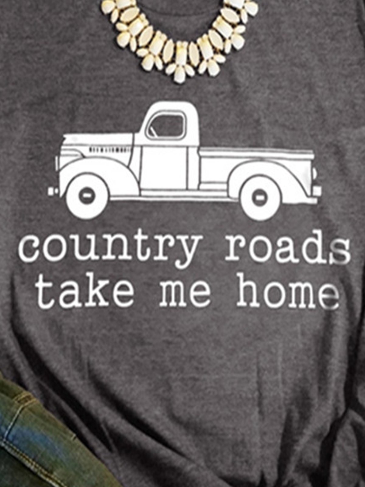 Vintage Short Sleeve Car Letter Printed Plus Size Casual Tops