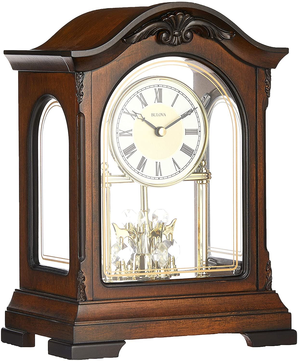 B1845 Durant Chiming Clock, Walnut