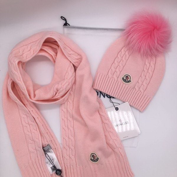 官网同步20秋季最新款-Moncler二​件套系‌列 围巾‎，帽子经‌典‎系‎列，精​致美感，精选毛线，手感超柔软，冬季必备款