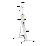 Vertical Climber Exercise Machine, CM-01 Heavy Duty Folding Climbing Machine with LCD Monitor  (Silver)