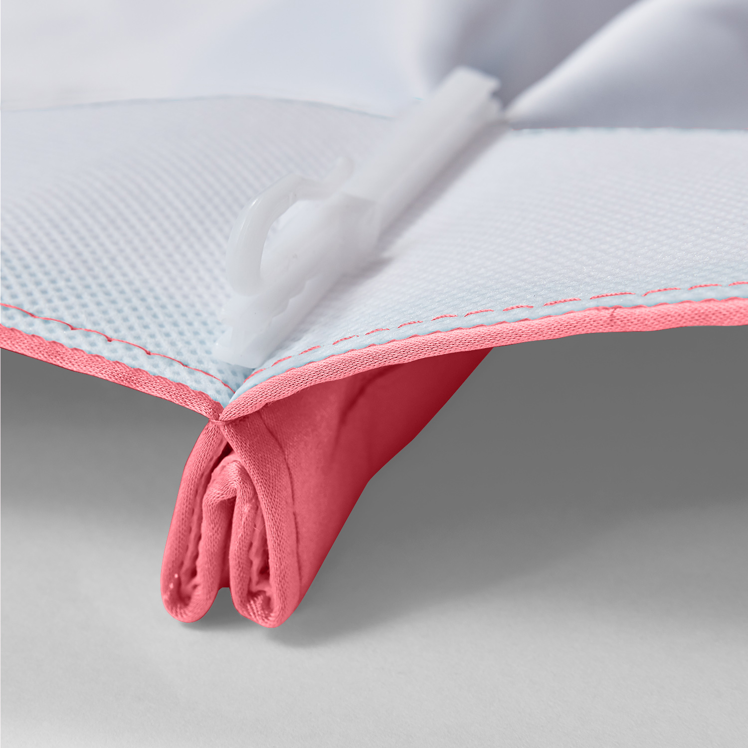 Polyester Cotton Silky Drape with Blackout Lined Pinch Pleated Window Curtain Panel LHZ