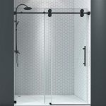 Clear Tempered Glass, Noiseless Impermeable Frameless Bathroom