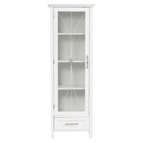Teamson Home Delaney Linen Cabinet with Storage