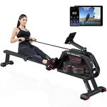 SNODE WR100 Water Rowing Machine with Bluetooth APP (Free Tutorials)
