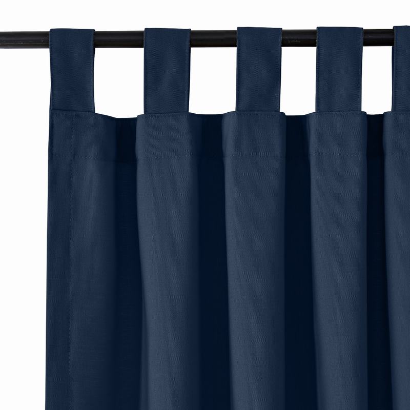 Fade Resistant Outdoor Curtain Waterproof Patio Panel Tab Top Drapery Edith