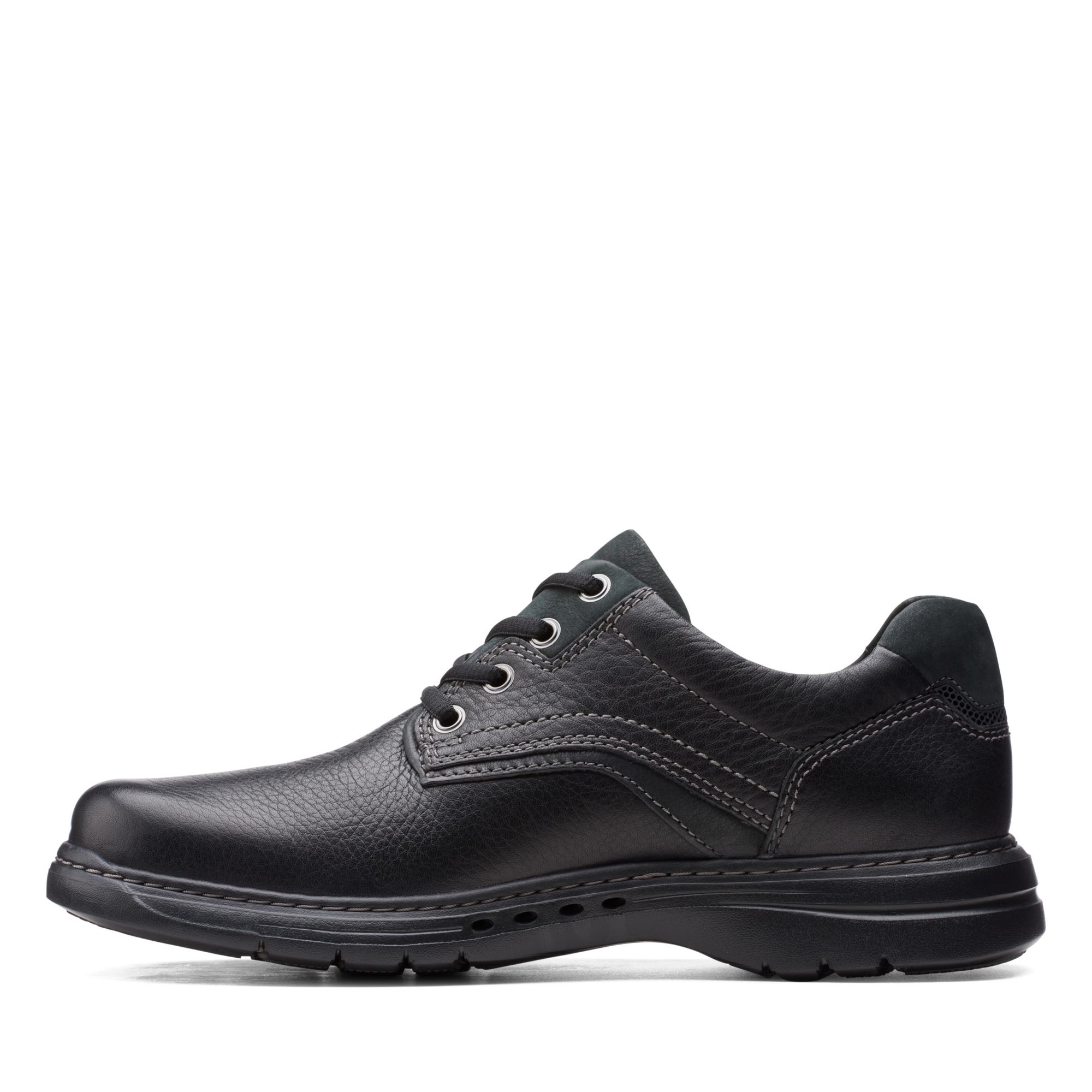Men  Brawley Pace Black Leather