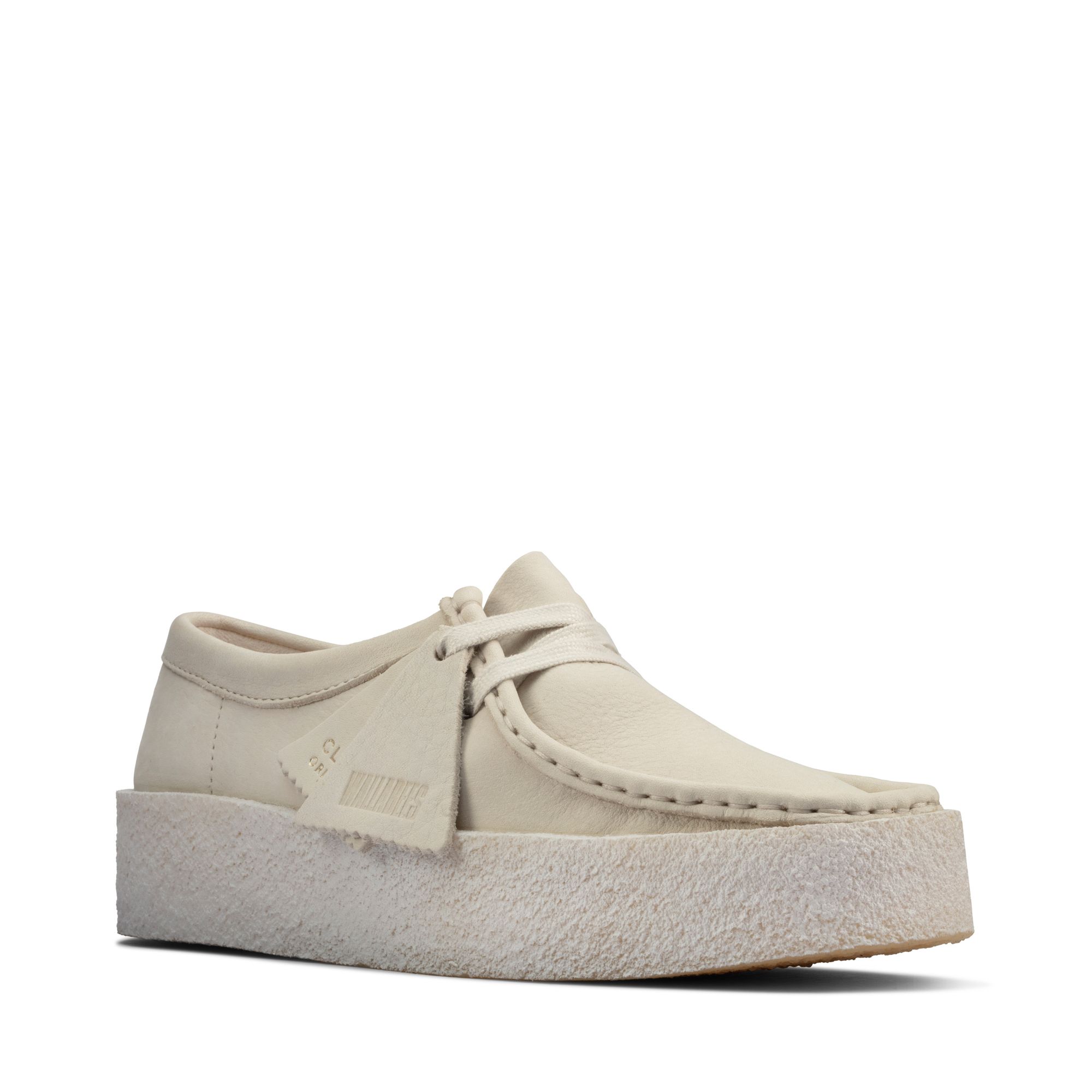 Women Wallabee Cup White Nubuck