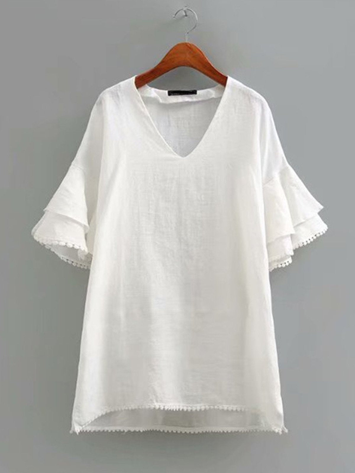 Women Casual Loose Tops Tunic Blouse Shirt