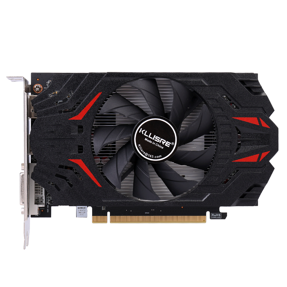 Kllisre RX 560 4GB RX 550 4GB New Graphic Card 128Bit GDDR5 Video Cards For AMD Radeon RX560 550 4G
