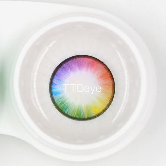 TTDeye Colorful Rainbow Colored Contact Lenses