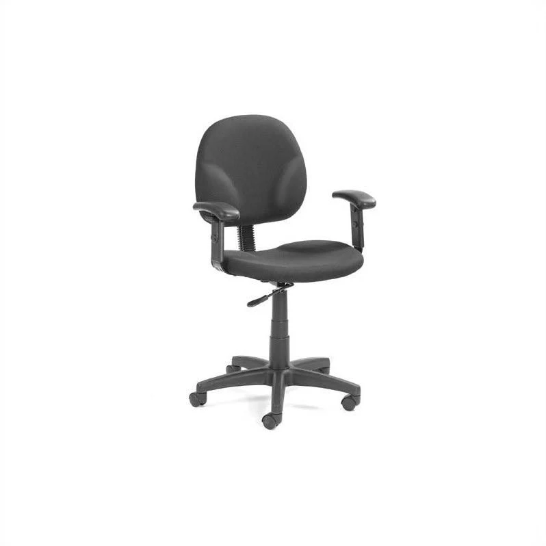 Boss B9091-BY Diamond Task Chair with Adjustable Arms, Burgundy