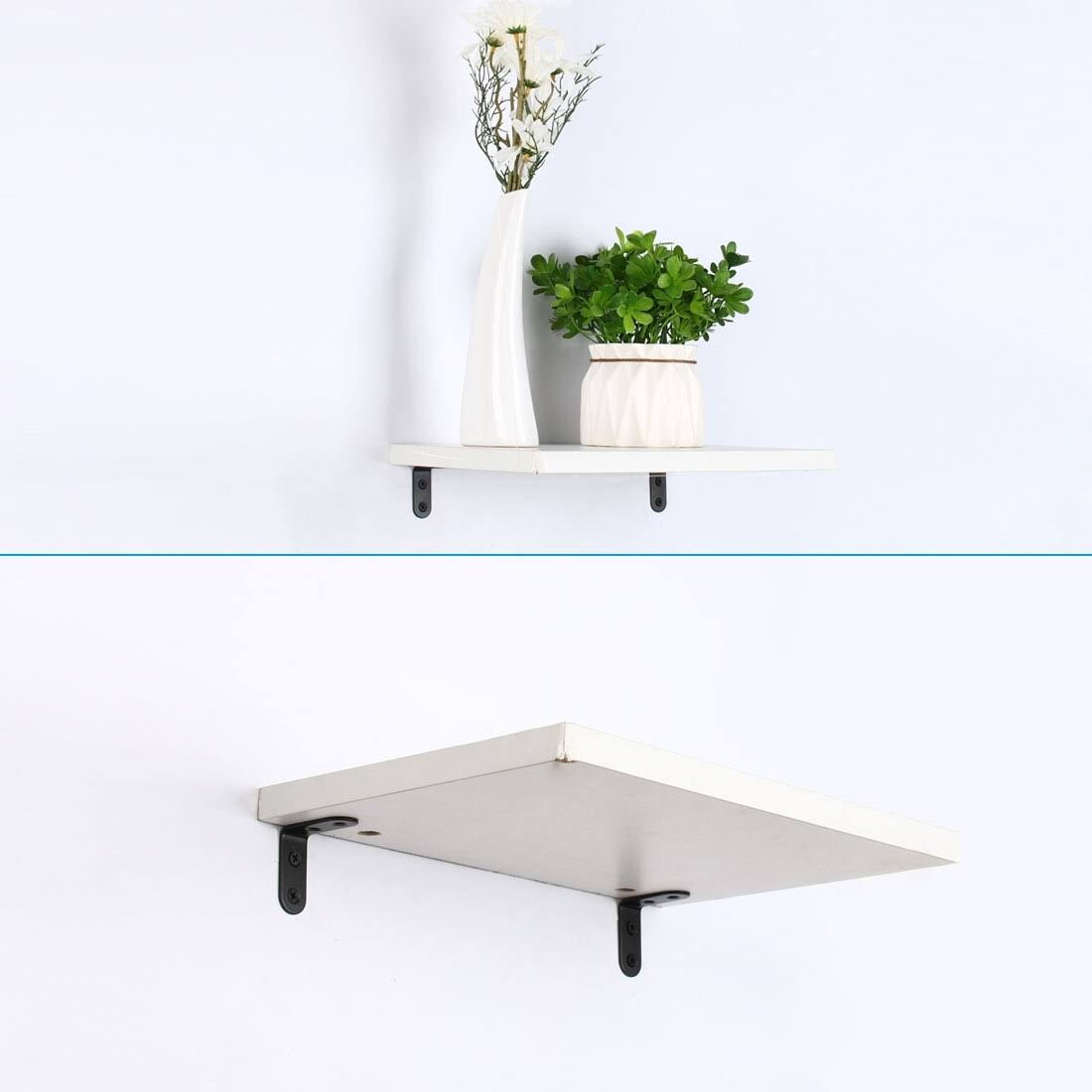 Unique Bargains Angle Brackets Stainless Steel Brace Fastener Protector 40x40mm,50pcs - Black