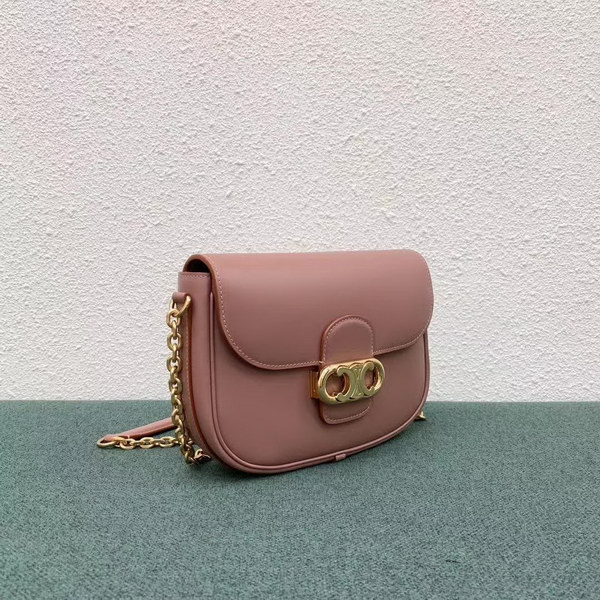 【原版皮】赛琳/Celine Maillon肩背包，简约无多余的修饰，高级的质感，Logo五金镂空设计增添包的独特，一见倾心，外牛皮，内衬羊皮，款号：191343