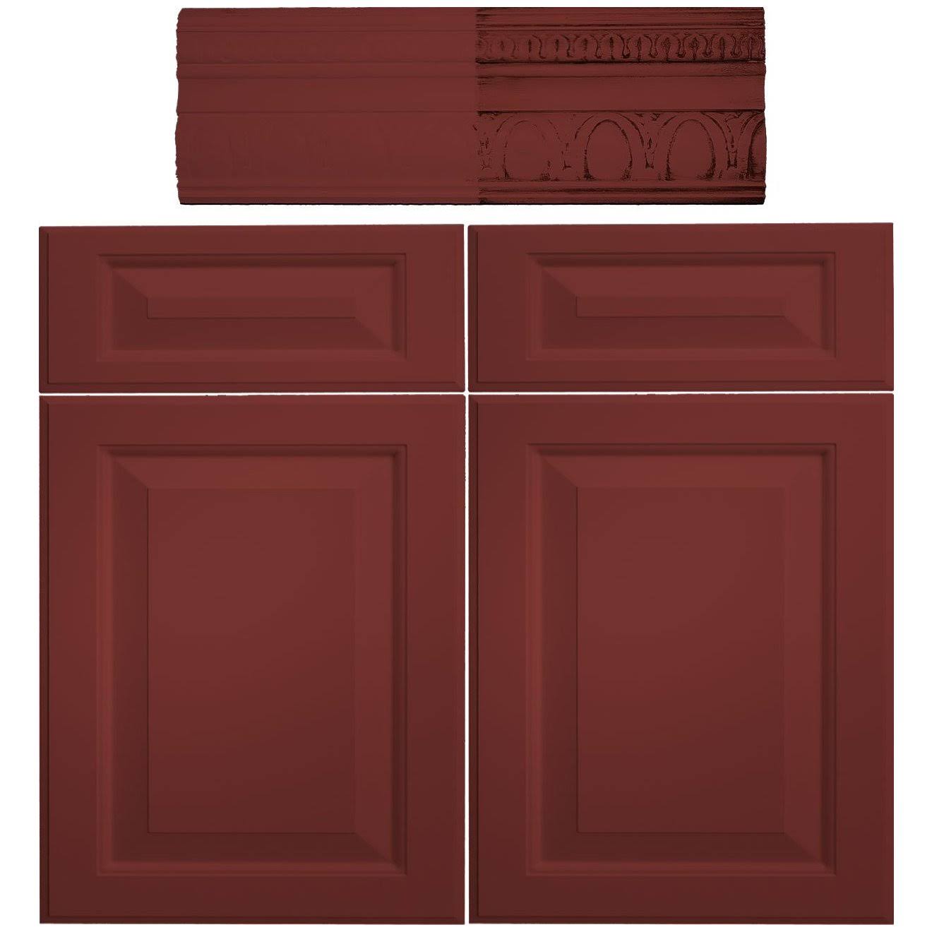 Renaissance Chalk Finish Paint - Venetian Red Gallon (3790ml) - Chalk Furniture Cabinet Paint - Non Toxic, Eco-Friendly