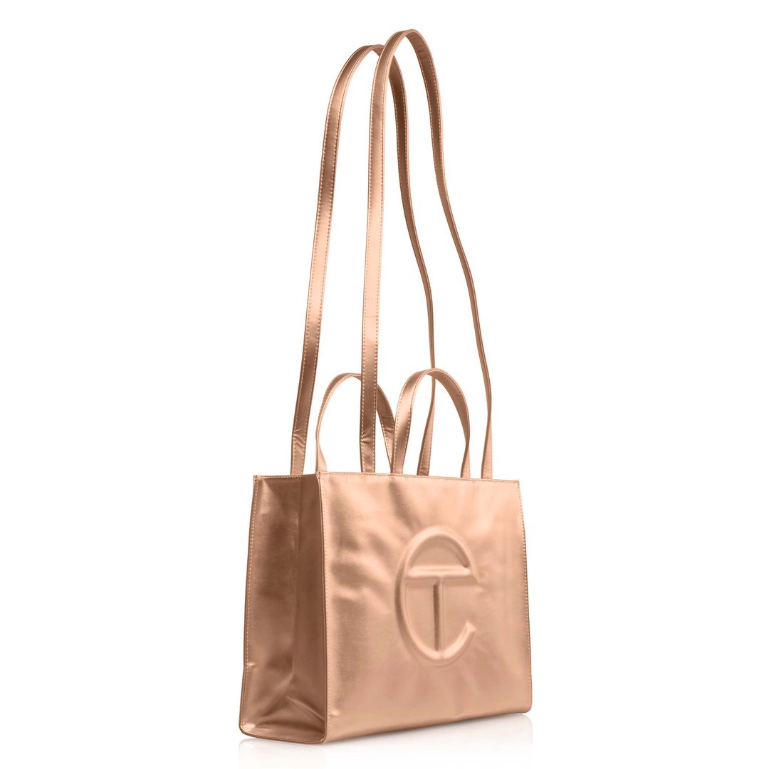 Medium Copper Shopping Bag