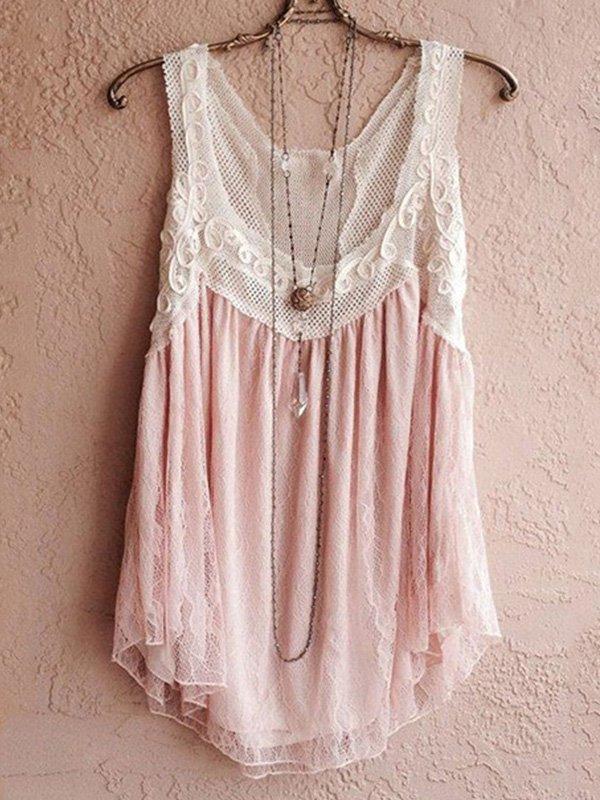 Women's Casual Loose Solid Vest  & Tops