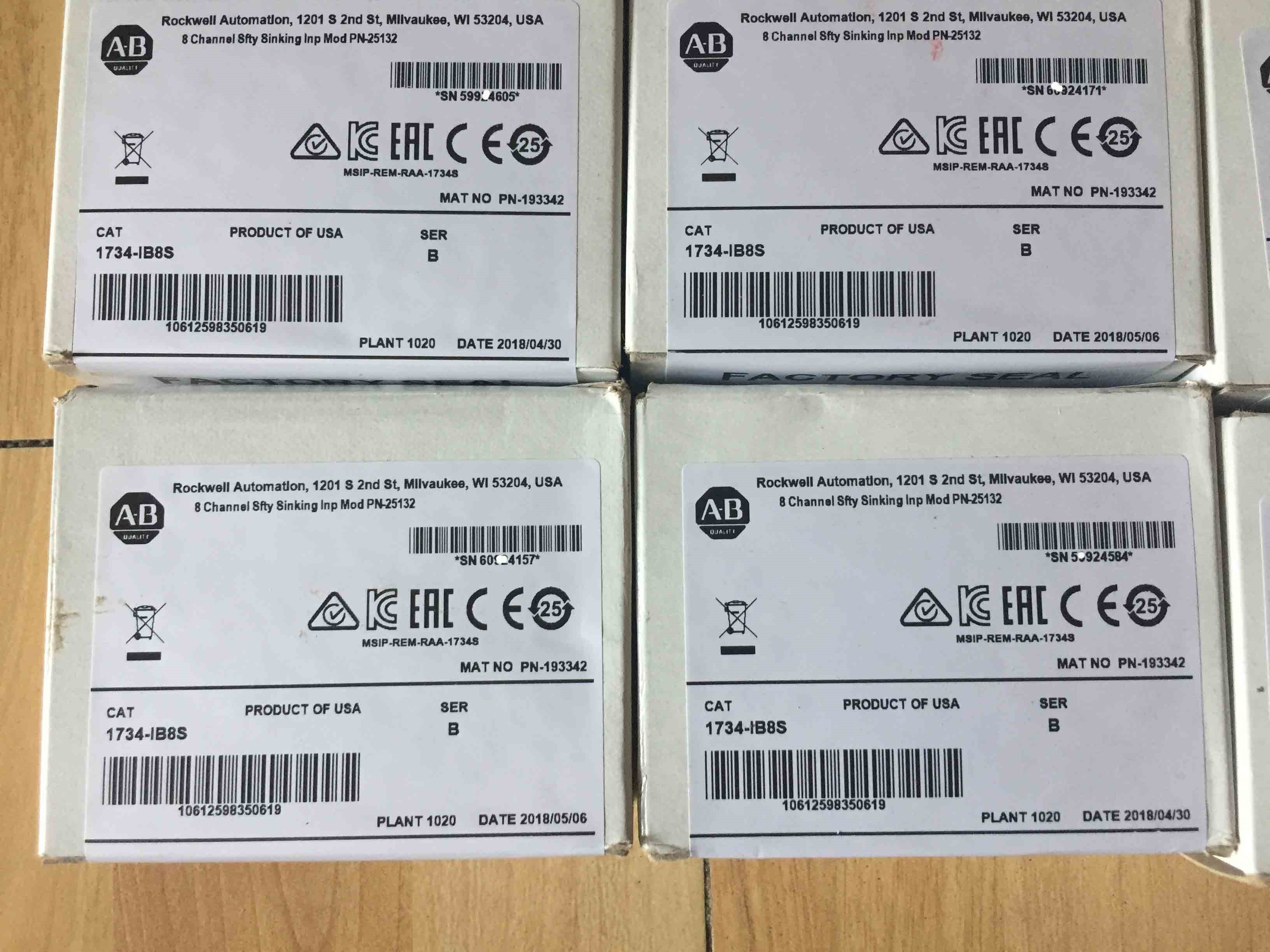 1734-IB8S Allen Bradley Original Brandy New Factory Sealed