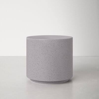 AllModern Concrete Drum End Table