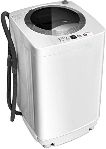 Full Automatic Washer and Dryer Combo, with Built-in Pump Drain 8 LBS Capacity
