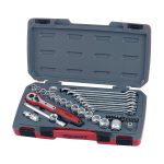 Teng Tools �C 39 Piece 3/8 inch Drive Socket and Wrench Set �C TEN-O-T3840
