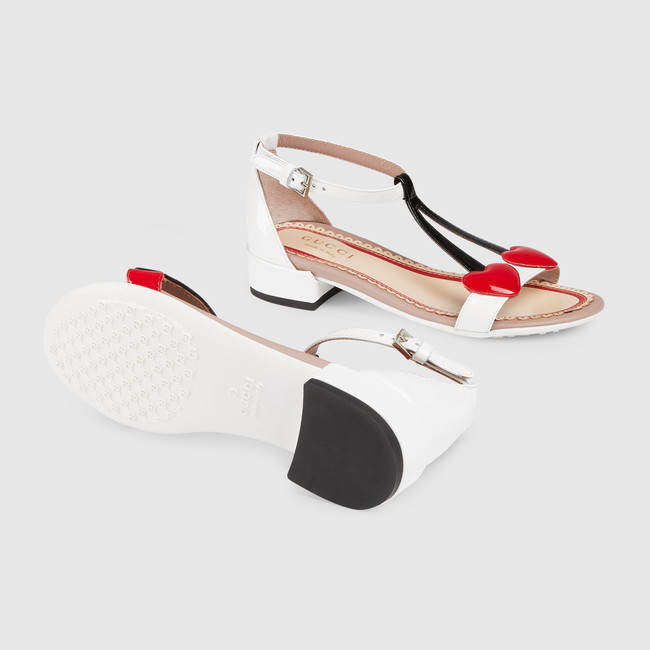 Children's patent leather sandal