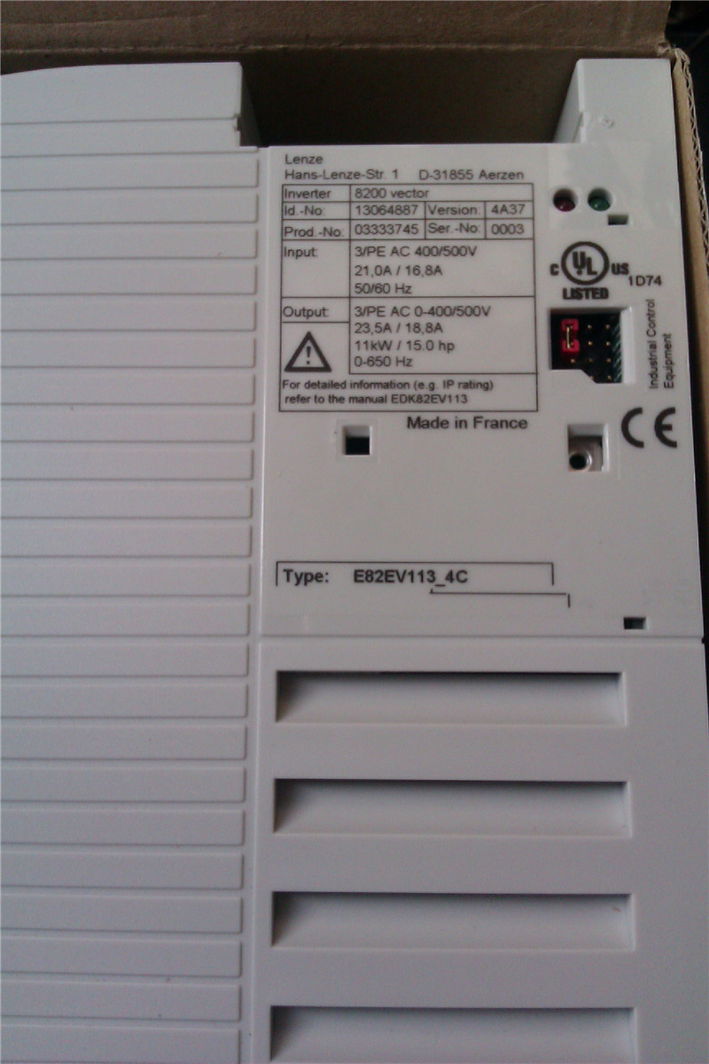 Lenze E82EV113K4C 100% Genuine Original New Sealed