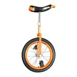 20��� Freestyle Unicycle �C Tubular Oval Steel, Complete Set, Wide Double Aluminum