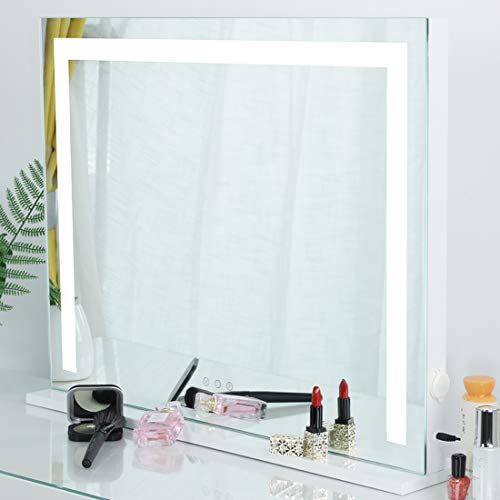 Hollywood Vanity Mirror, 3 Color Modes Lighted Mirror, Touch Screen Mirror