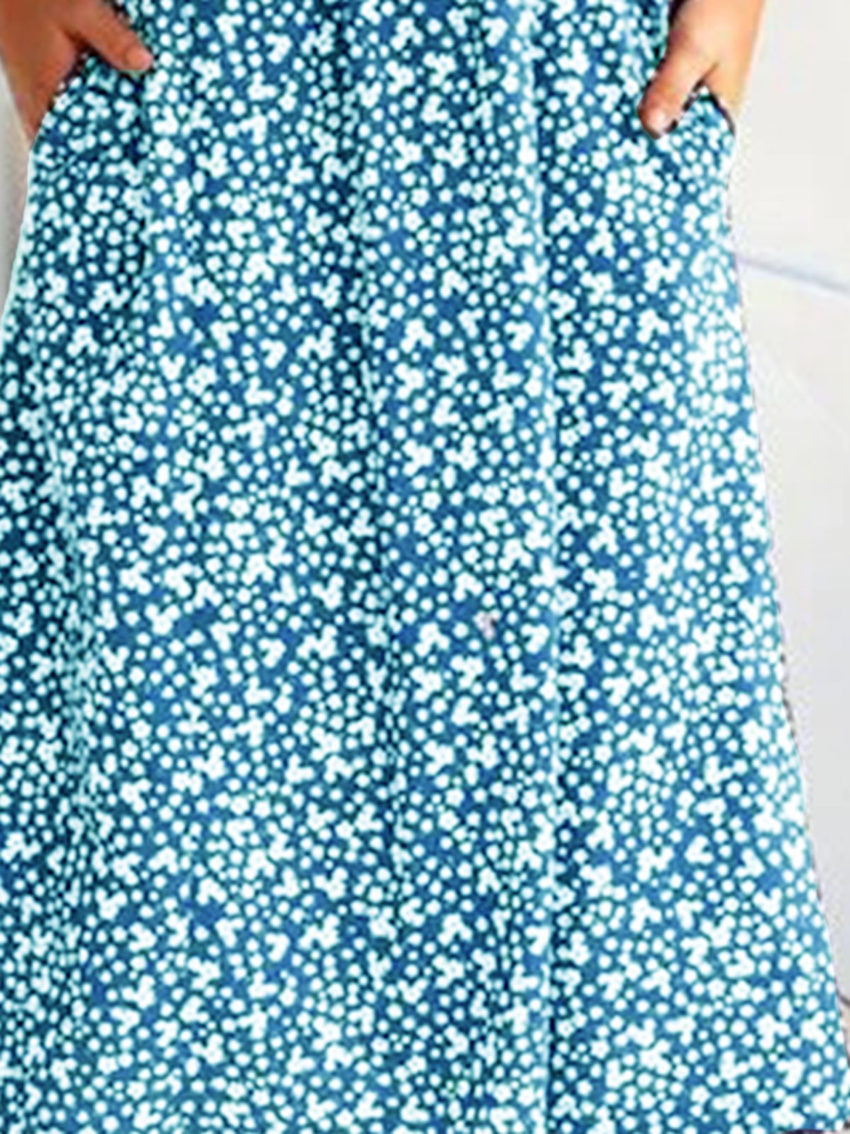 Shift Short Sleeve Floral Crew Neck Dresses