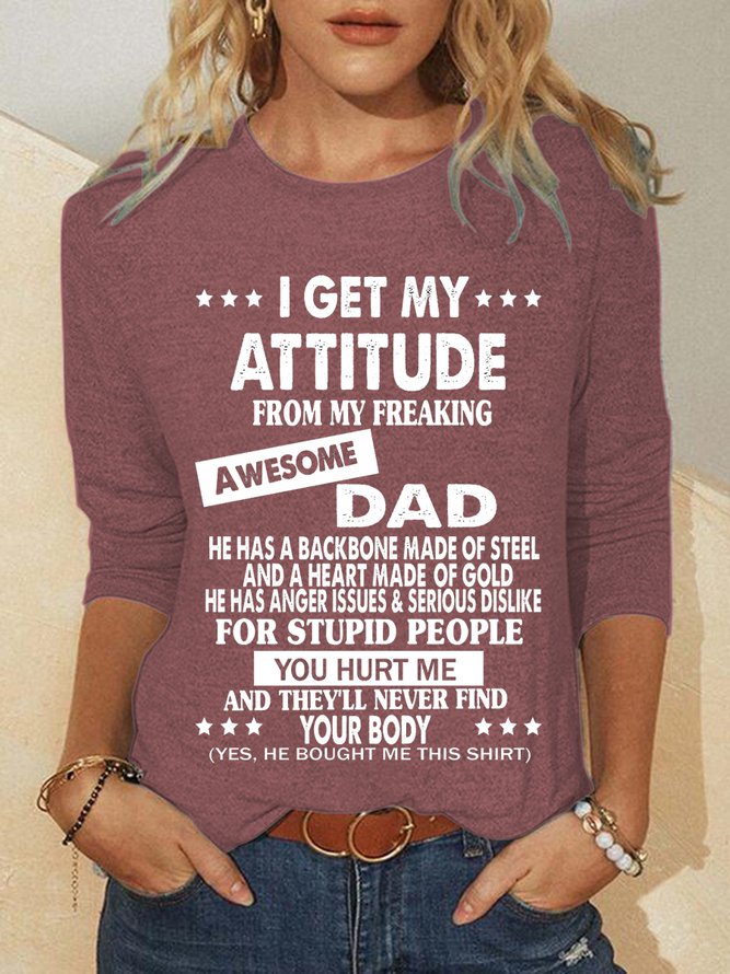 I Get A Awesome Dad Casual Shirts & Tops