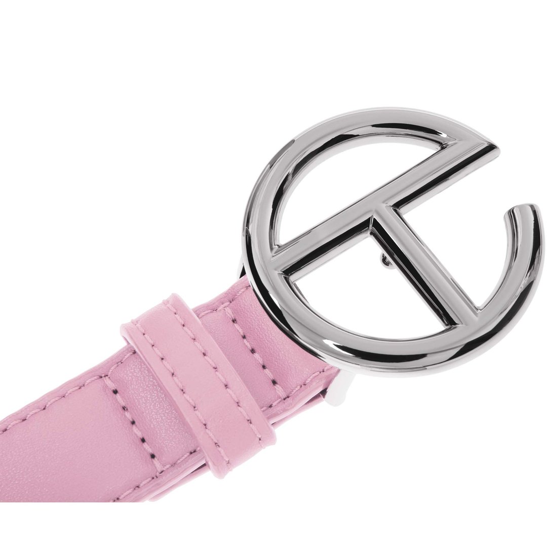 Logo Belt - Silver/Bubblegum