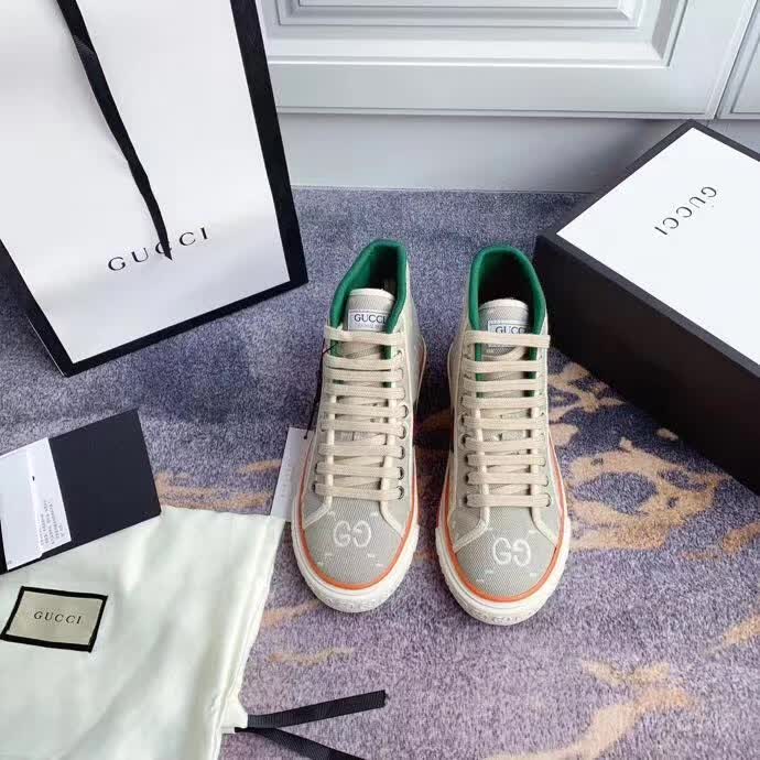 20秋季最新专柜款-古驰Gucci秋季新款1977系列高帮版！超经典好看 休闲运动百搭