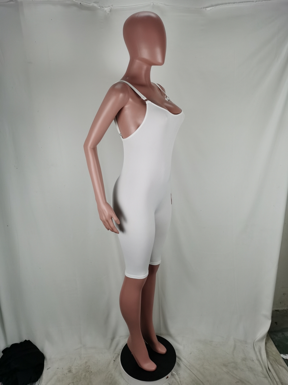 Sports Plain Sleeveless Bodycon Rompers