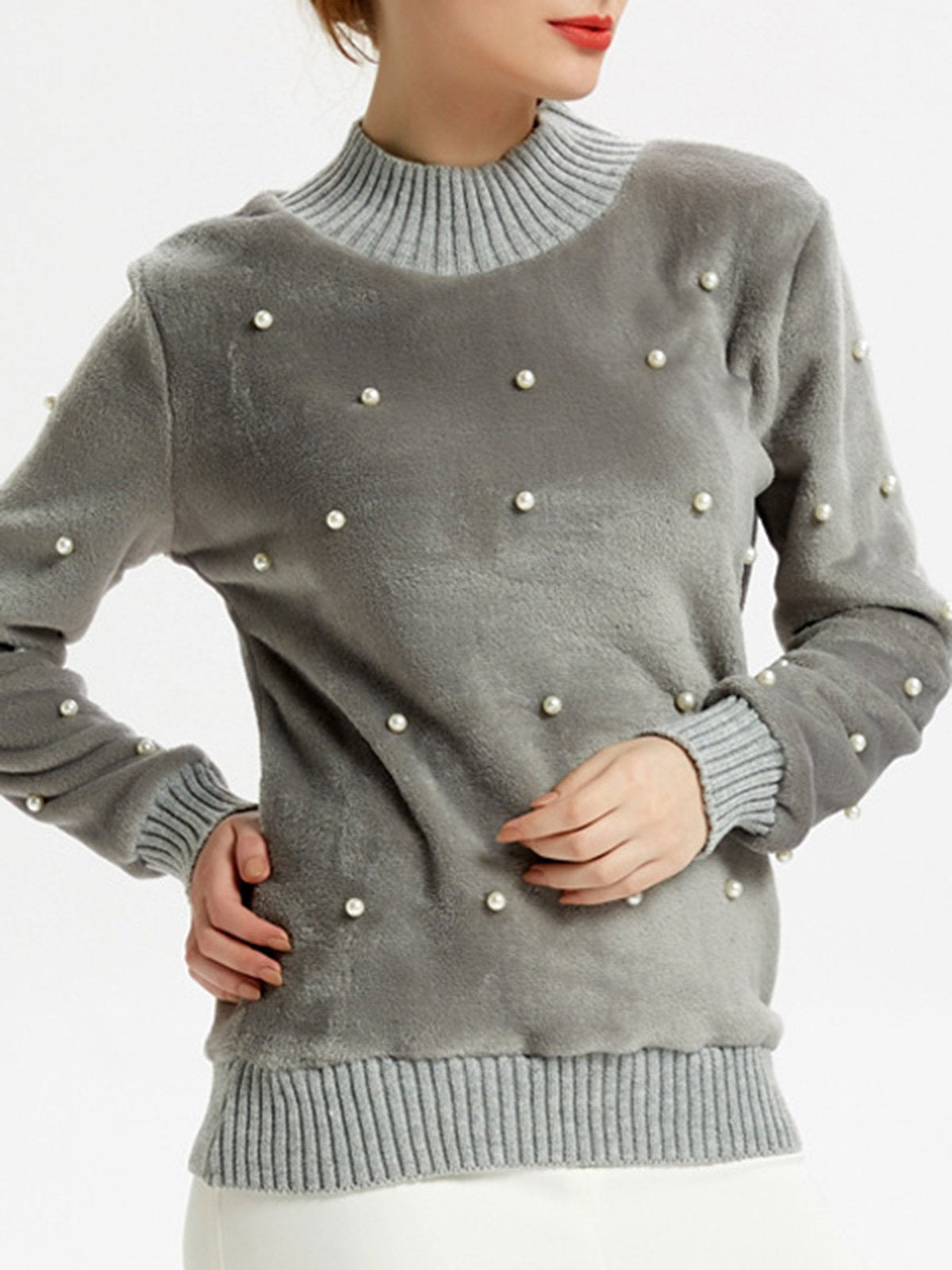 White Polyester Casual Solid Binding Hoodies & Sweatshirt