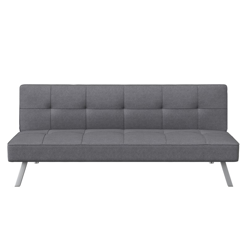 Full 66.1'' Wide Tufted Back Convertible Sofa