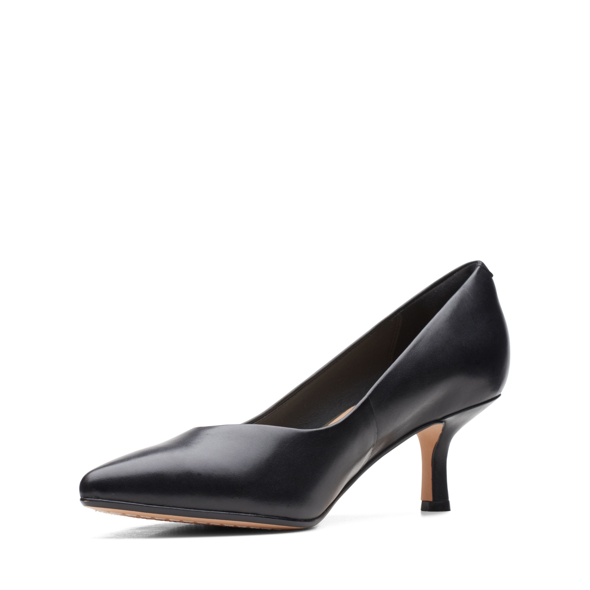 Women  Violet 55 Court Black Leather