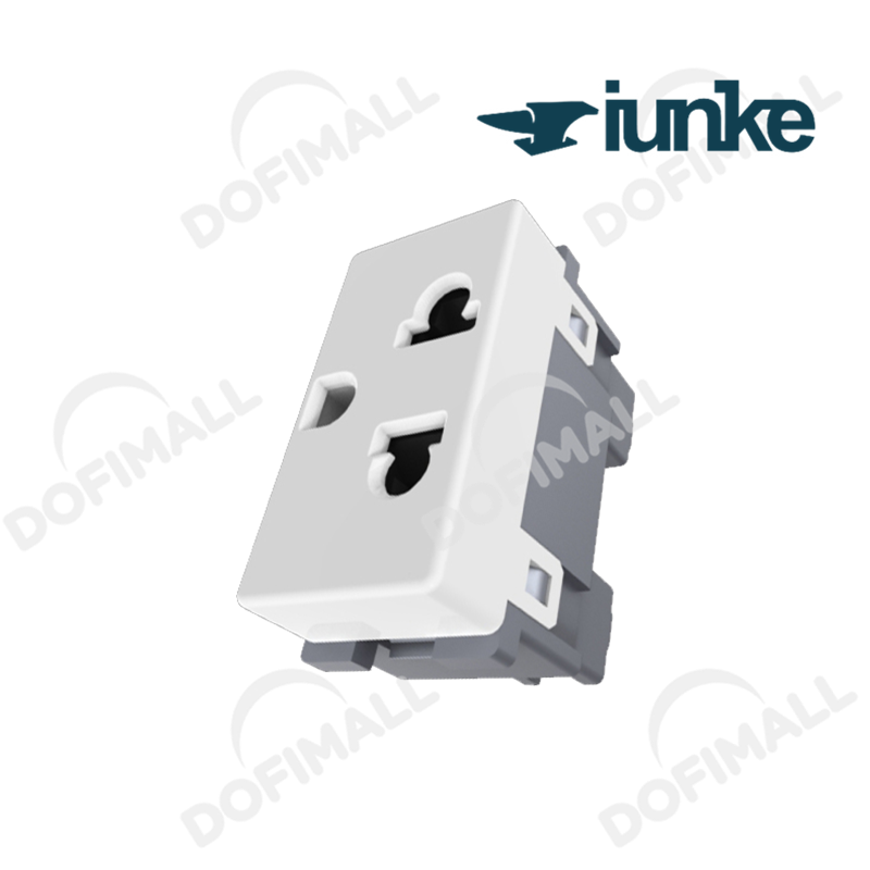 MULTI-TOMACORRIENTE SENCILLO POLO TIERRA COLOR BLANCO 15A