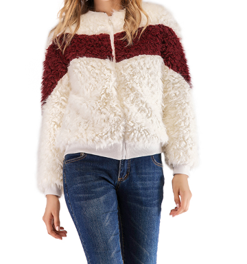 White Long Sleeve Round Neck Tops