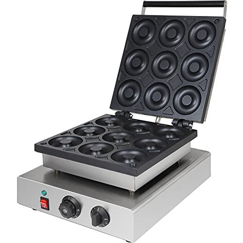 generic Commercial Doughnut Baker Maker Machine 9 Holes 2.2KW 110V