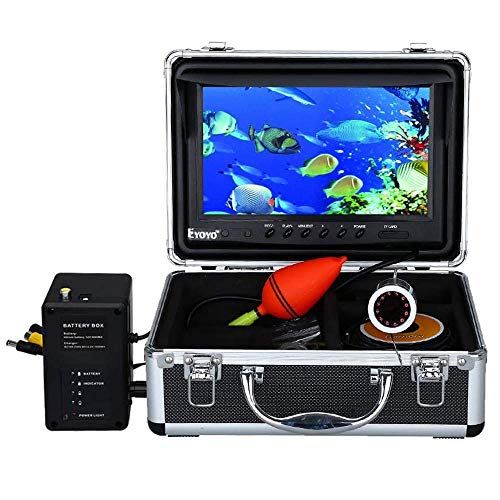 Eyoyo Portable 9 inch LCD Monitor Fish Finder HD 1000TVL Fishing Camera Waterproof