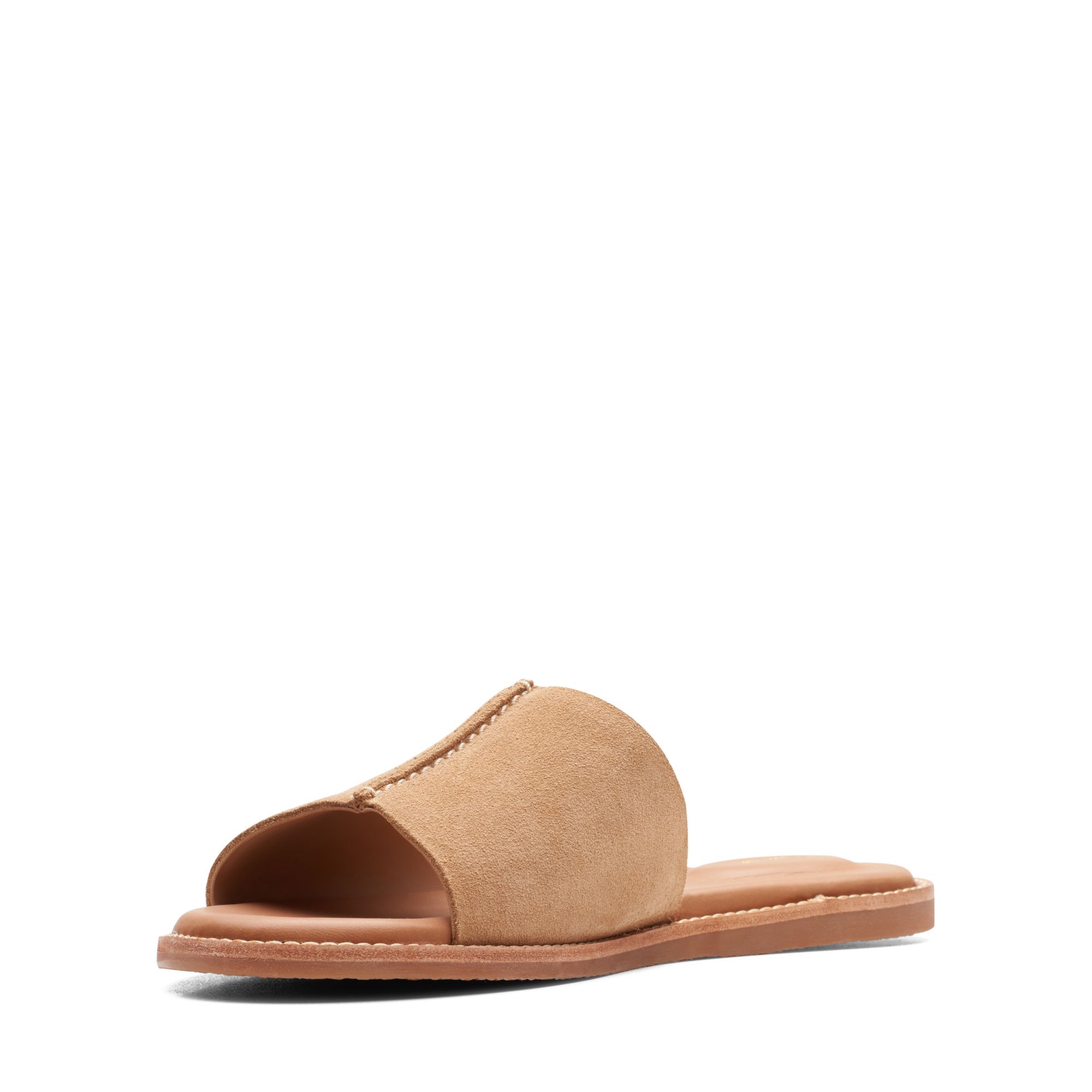 Women Sandals Karsea Mule Light Tan Suede