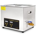 Professional Ultrasonic Cleaner,40khz Ultrasonic Carburetor Cleaner for Rings Eyeglasses Watches Coins